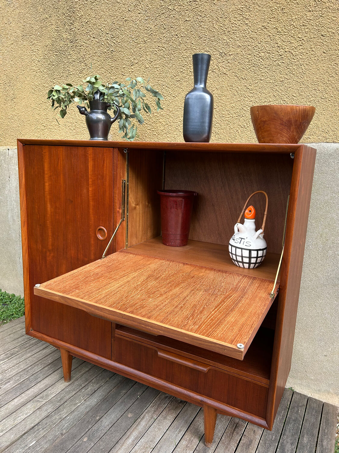 Vintage 1970s Scandinavian bar cabinet