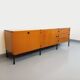 Large vintage modernist low sideboard ARP Minvielle by Guariche Mortier