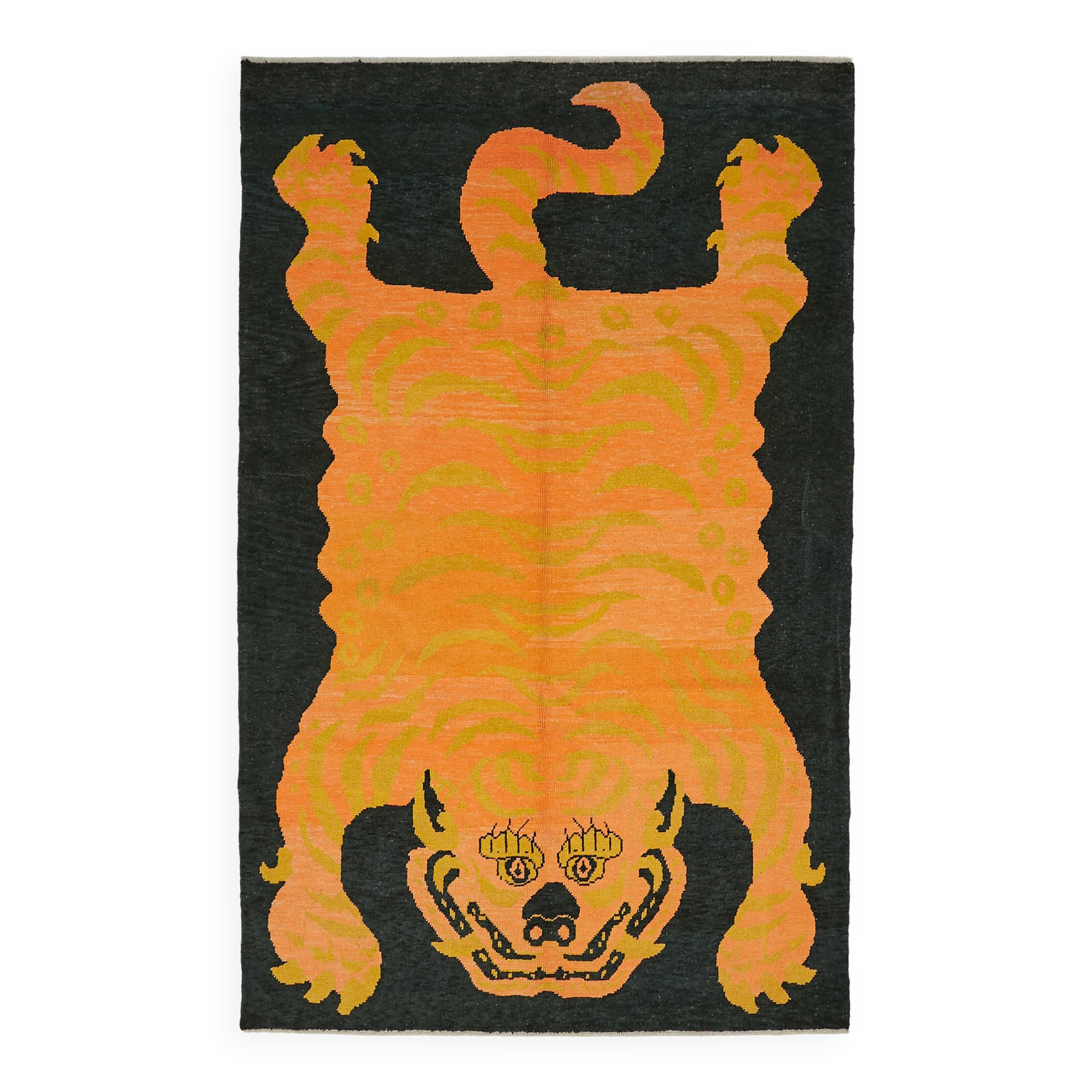 Turkish Handknotted Wool Tiger Rug  211 cm x 335 cm