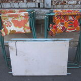 Vintage camping folding lounge