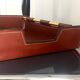 Vintage leather and brass office mail holder by Longchamp