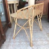 Rattan desk