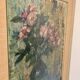 "Flowers" Oil painting, 1960s