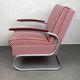 Thonet S-411 Armchair "Red & White"