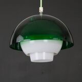 Great looking acrylic pendant lamp by Bent Karlby for ASK Lightings - Model Ergo - Denmark 70's