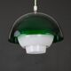Great looking acrylic pendant lamp by Bent Karlby for ASK Lightings - Model Ergo - Denmark 70's