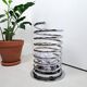 Vintage chrome spring-shaped umbrella stand