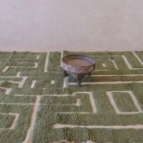 Green Berber Rug - 289 x 203 cm