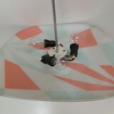 Mid-century design glass pendant/Napako, 1960's.