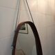 Vintage oval mirror, 1960s