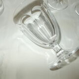 Ensemble de 9 verres à pied anciens