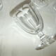 Set of 9 antique stemmed glasses