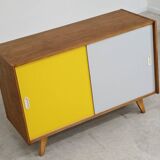 Buffet U-452 jaune et gris par Jiri Jiroutek pour Interier Praha 1960