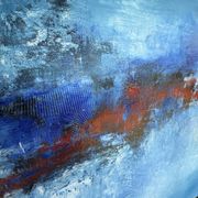 Tableau Abstrait Original artiste côté Akoun