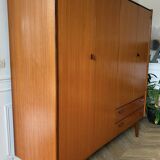 Vintage Scandinavian teak wardrobe