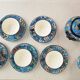 Complete tea/coffee service in Longwy enamel.