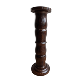 Colonne sellette en acajou