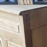 Raw wood sideboard