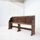 Antique French Oak Bench, 1850