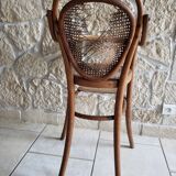 Thonet high canne chair
