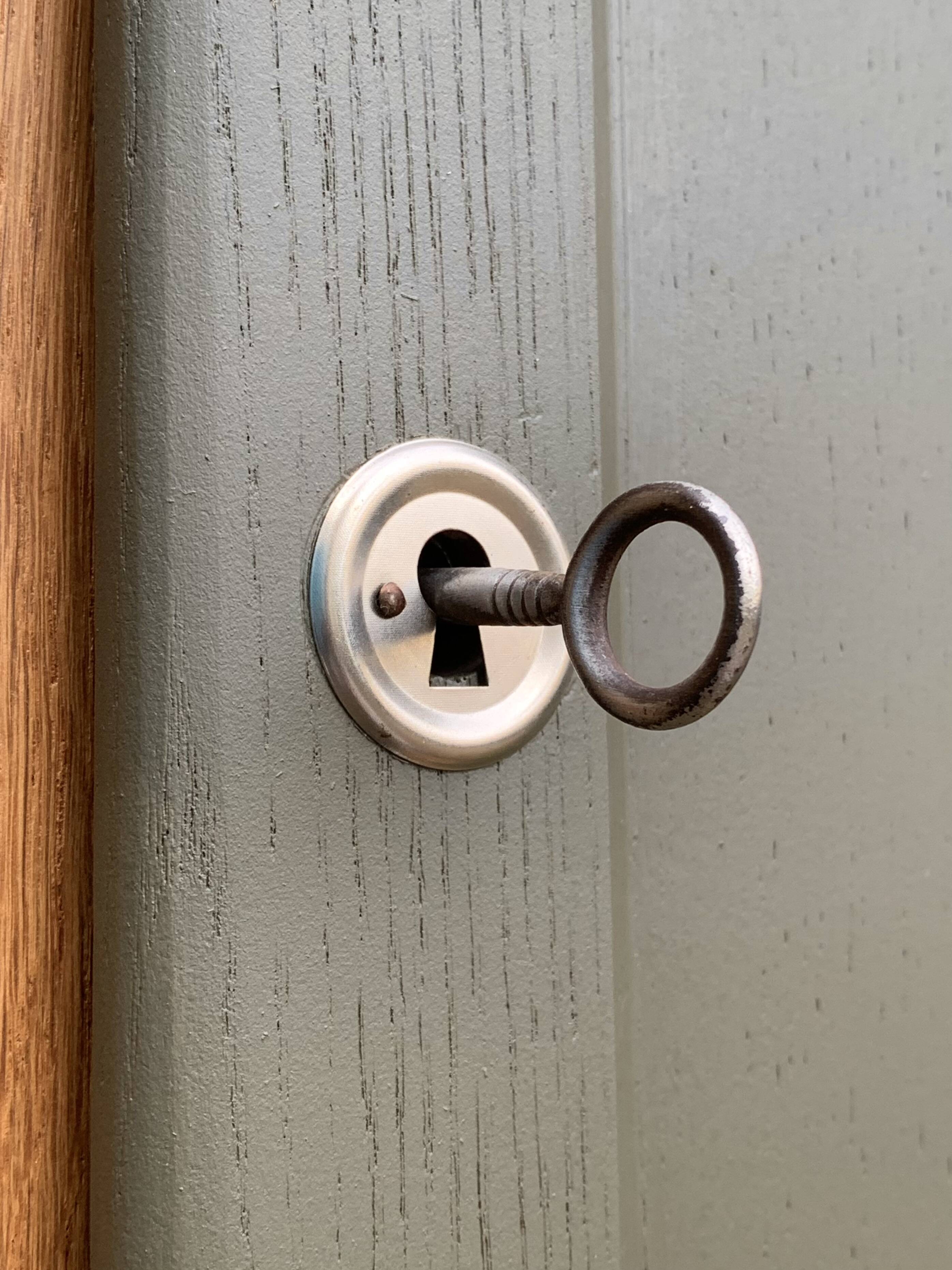Parisian solid oak wardrobe 1960