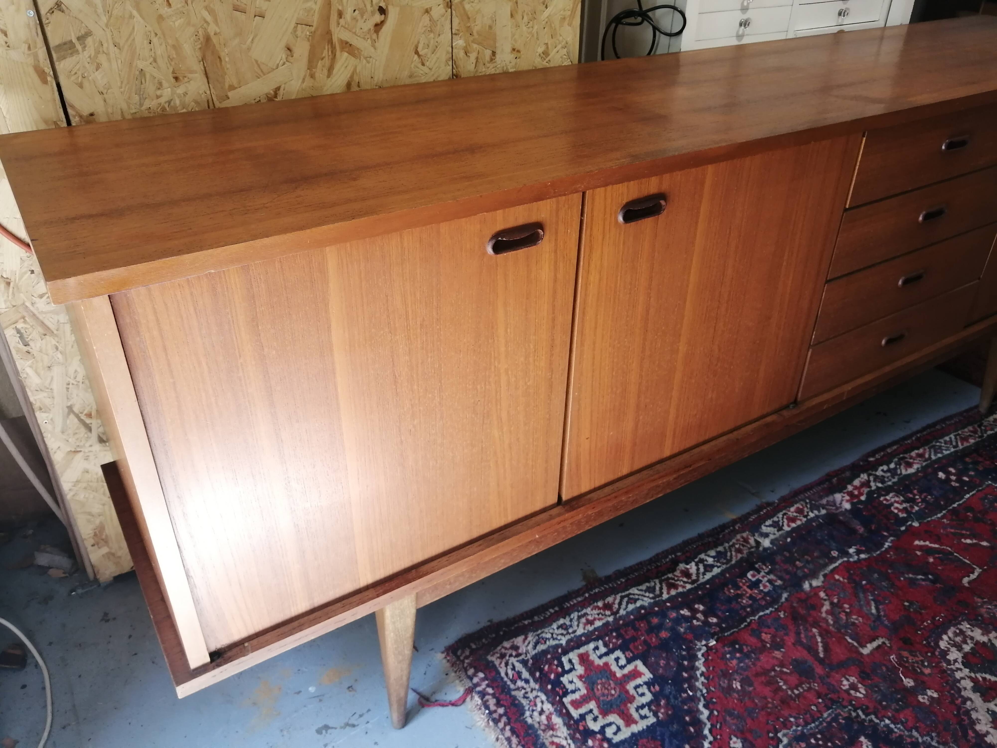 Enfilade scandinave teck années 60