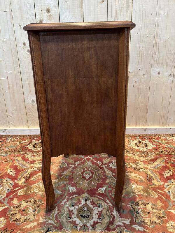Carved wooden chiffonier chest of drawers