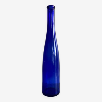 Blue glass bottle