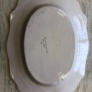 Tureen and its oval platter in moustiers - perfect condition