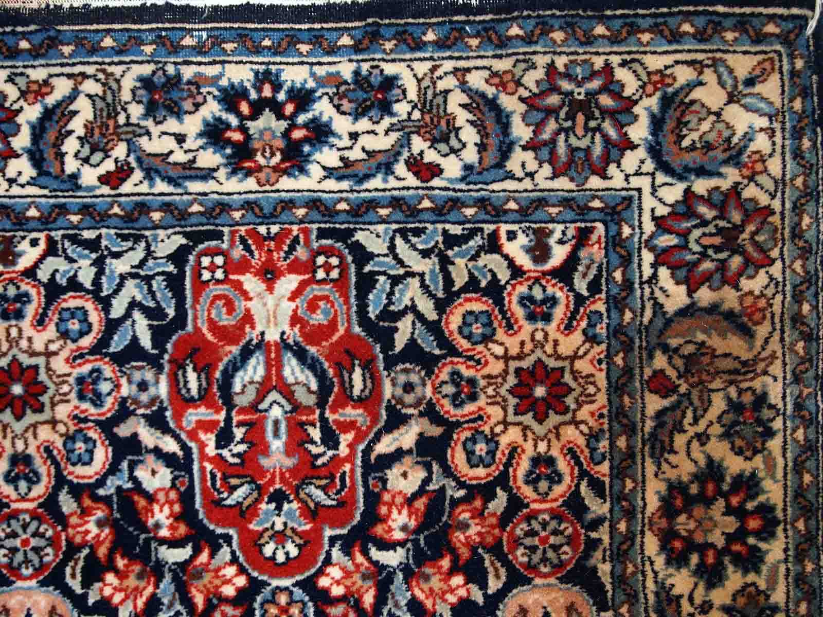 Persian Carpet Tabriz handmade 71cm x 140cm 1950