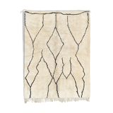 Modern Moroccan carpet white