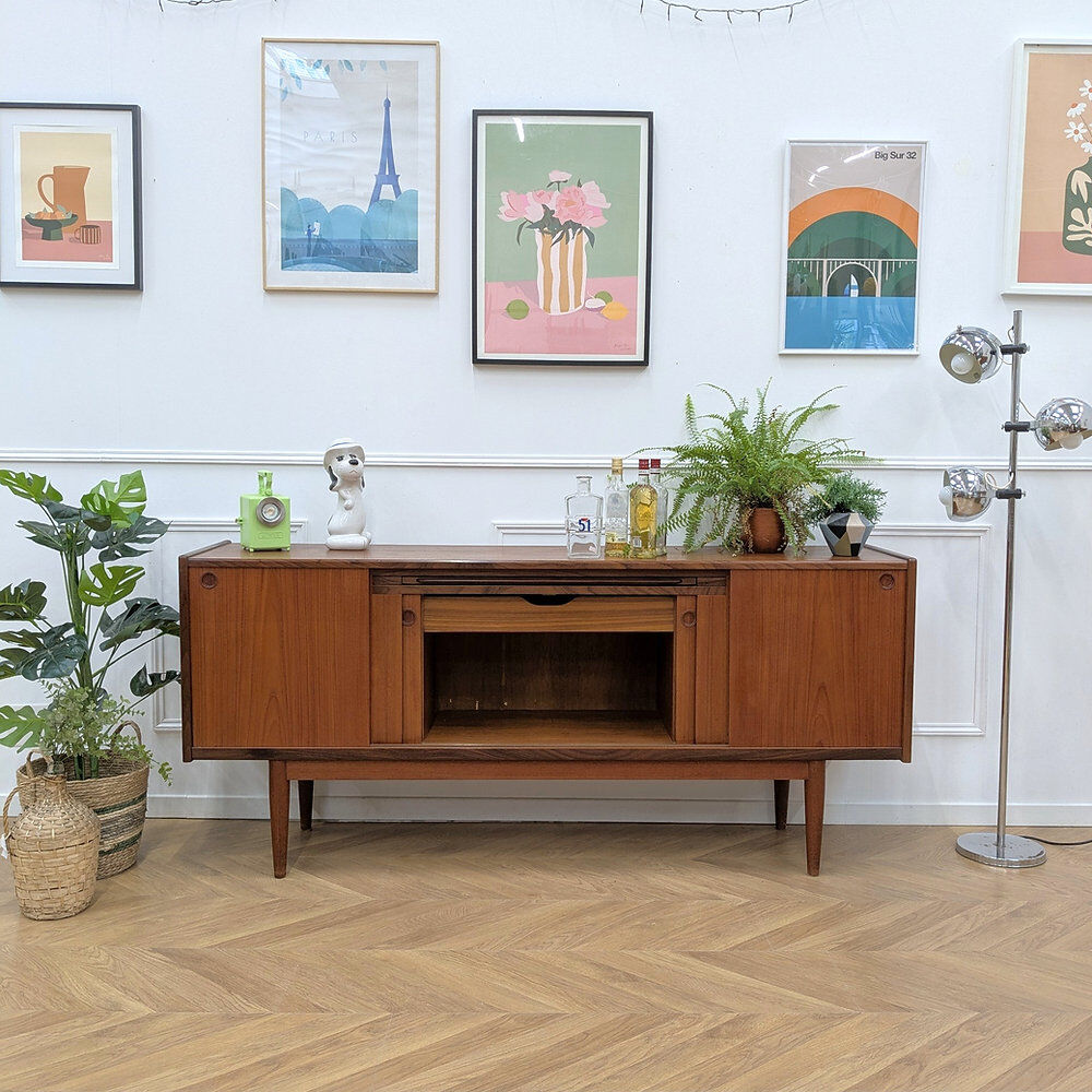 Vintage teak enfilade from the 1960s.