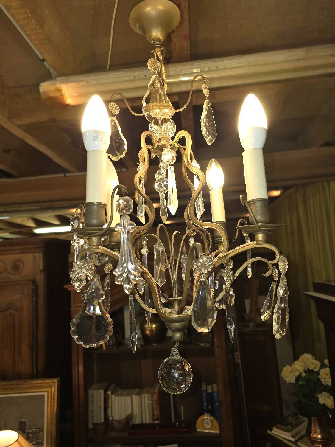 Vintage Tassel Chandelier