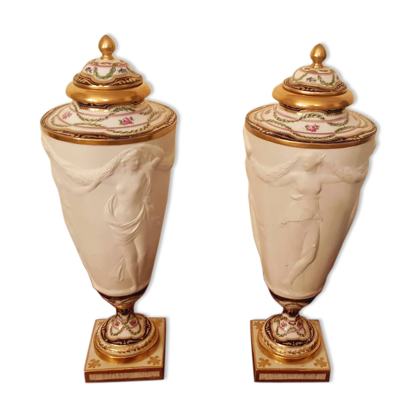 Pair of Art Deco vases