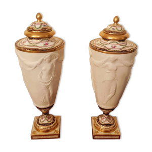 Paire de vases art deco