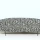"Capri" curved three-seater sofa by Johannes Andersen, 1965
