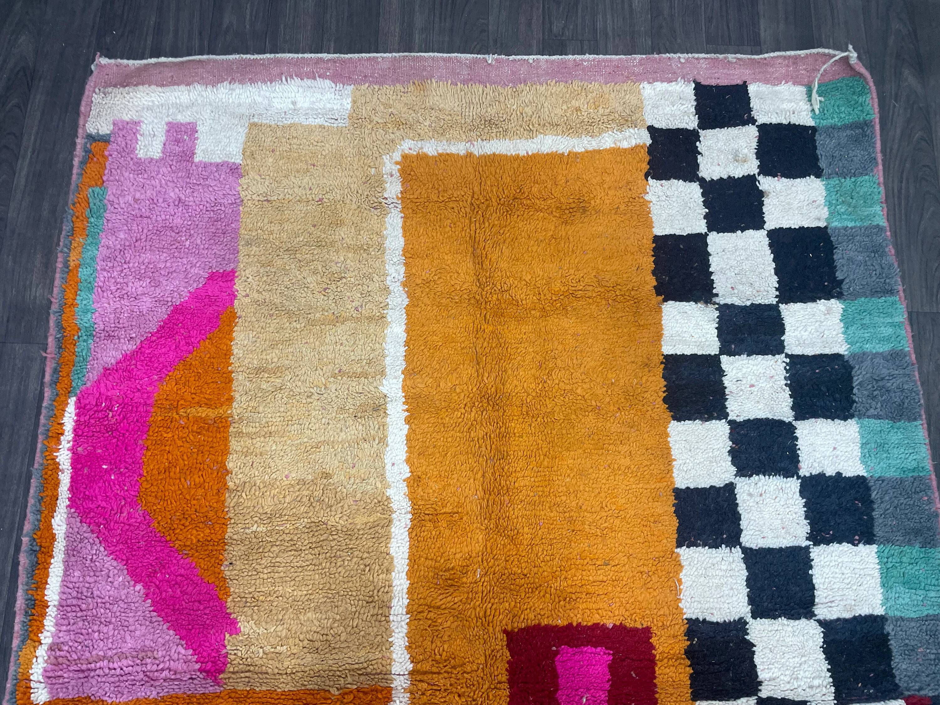 Handwoven Moroccan rug 3 x 2 m