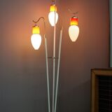 Floor chandelier 3 lights, 70s marble base