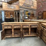 Pair of brutalist sideboards