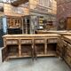 Pair of brutalist sideboards