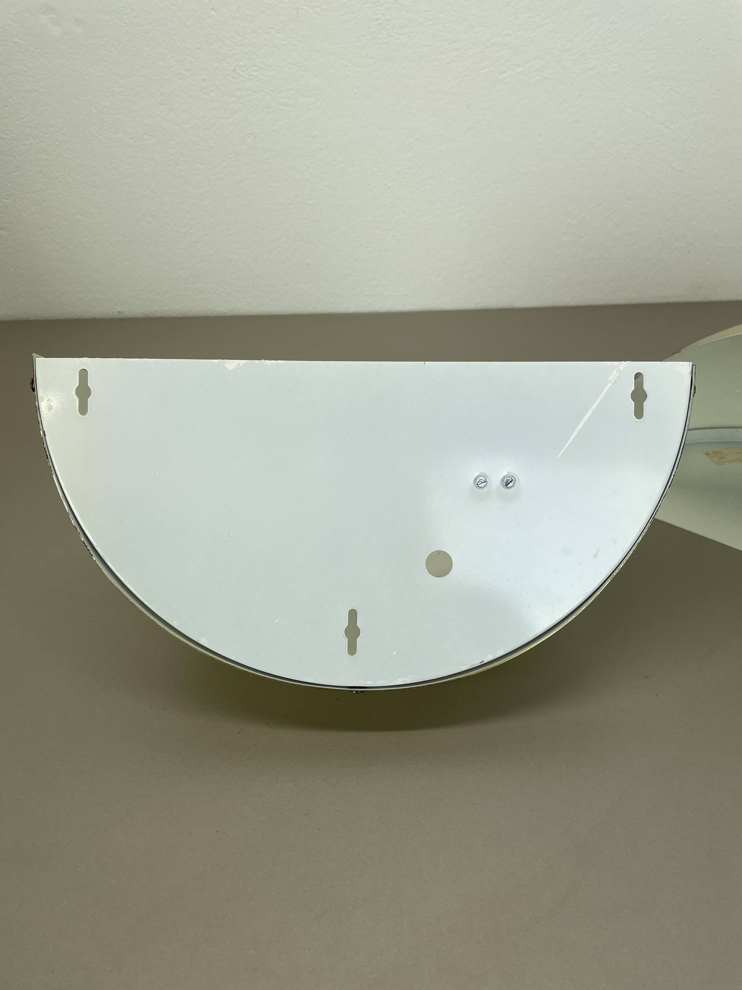 Set of 2 Brass Sciolari Style Wall Light Sconces Bankamp Leuchten, Germany, 1980