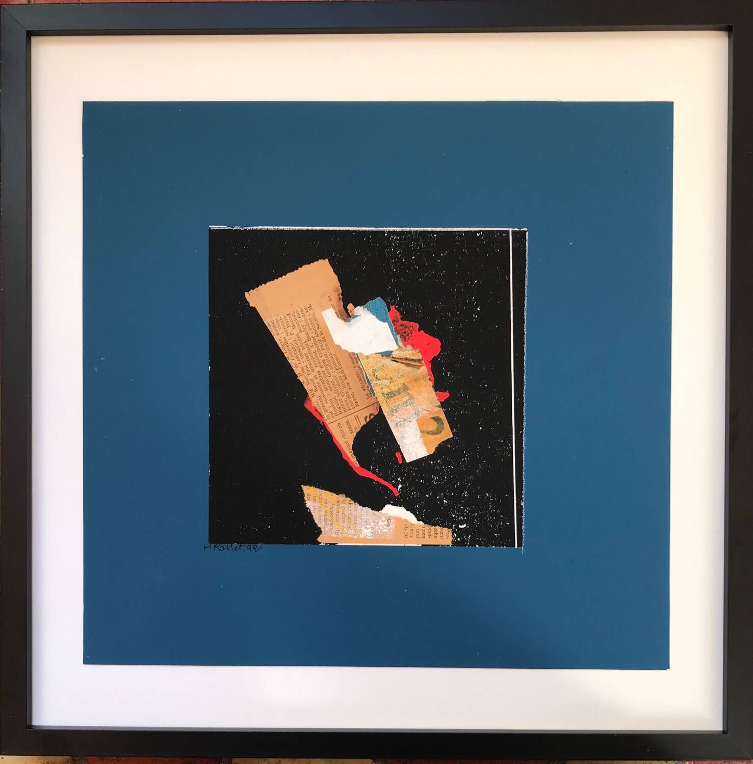 Martine rosset. 1949-2011. ink and collage.