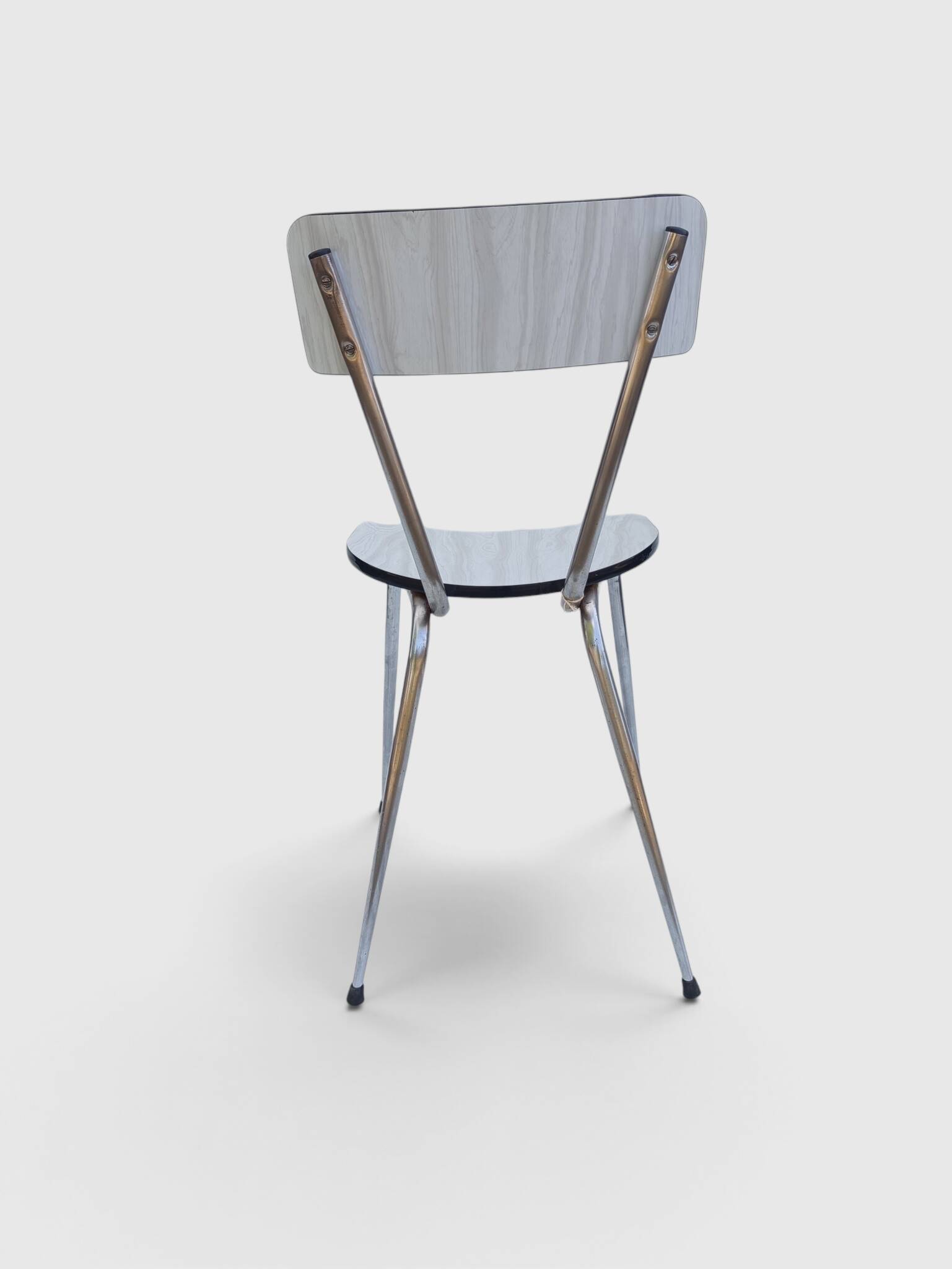 Set of 4 vintage Formica chairs – 1960s