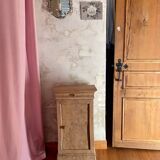 Louis Philippe natural walnut bedside table