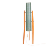 Mid-Century Floor Lamp in Beech by Novoplast Sereď, Czech, 1960s