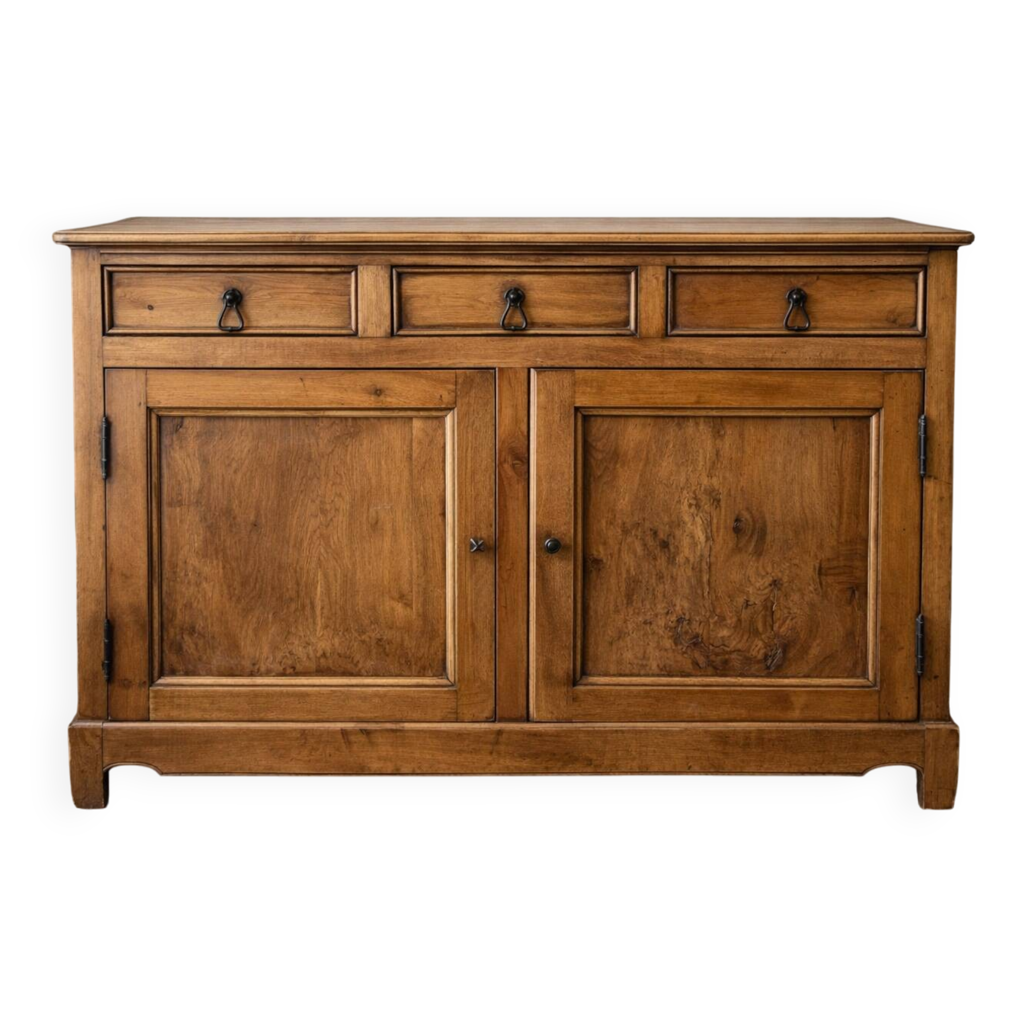 Antique solid wood sideboard – 2 doors, 3 drawers
