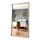 Miroir bistrot ancien feuille d’argent XIXème