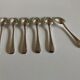 Set of 6 espresso spoons America Christofle Luc Lanel 1930