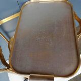 60s English rolling serving trolley