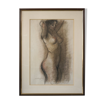 Framed - Life Study of a nude lady